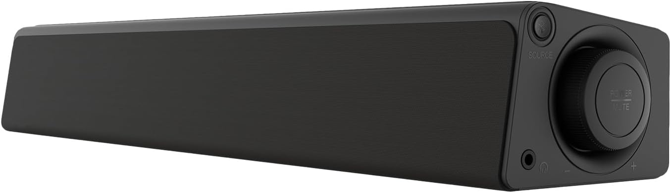 Creative Stage SE Mini Compact Under-Monitor Soundbar with Bluetooth 5.3, USB Digital Audio, for PC and Mobile