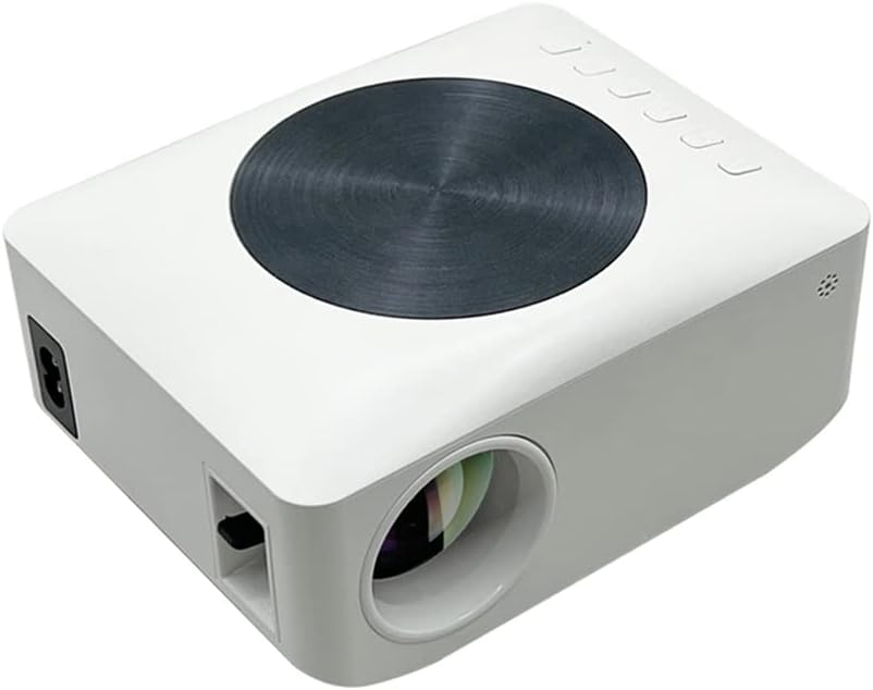Native 720P Video Projector for YouTube Smartphones Support 1080P Resolution Movies for TV Computer Laptop for Home Theater Cinema Office Travel Outdoor Party