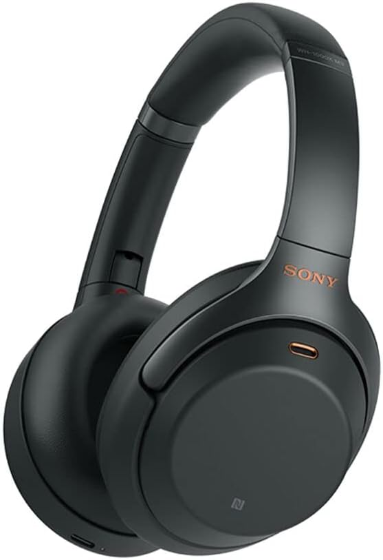 Sony WH1000XM4 Noise Canceling Wireless Headphones with Alexa Voice Control, Up to 30 Hours Battery Life, Black