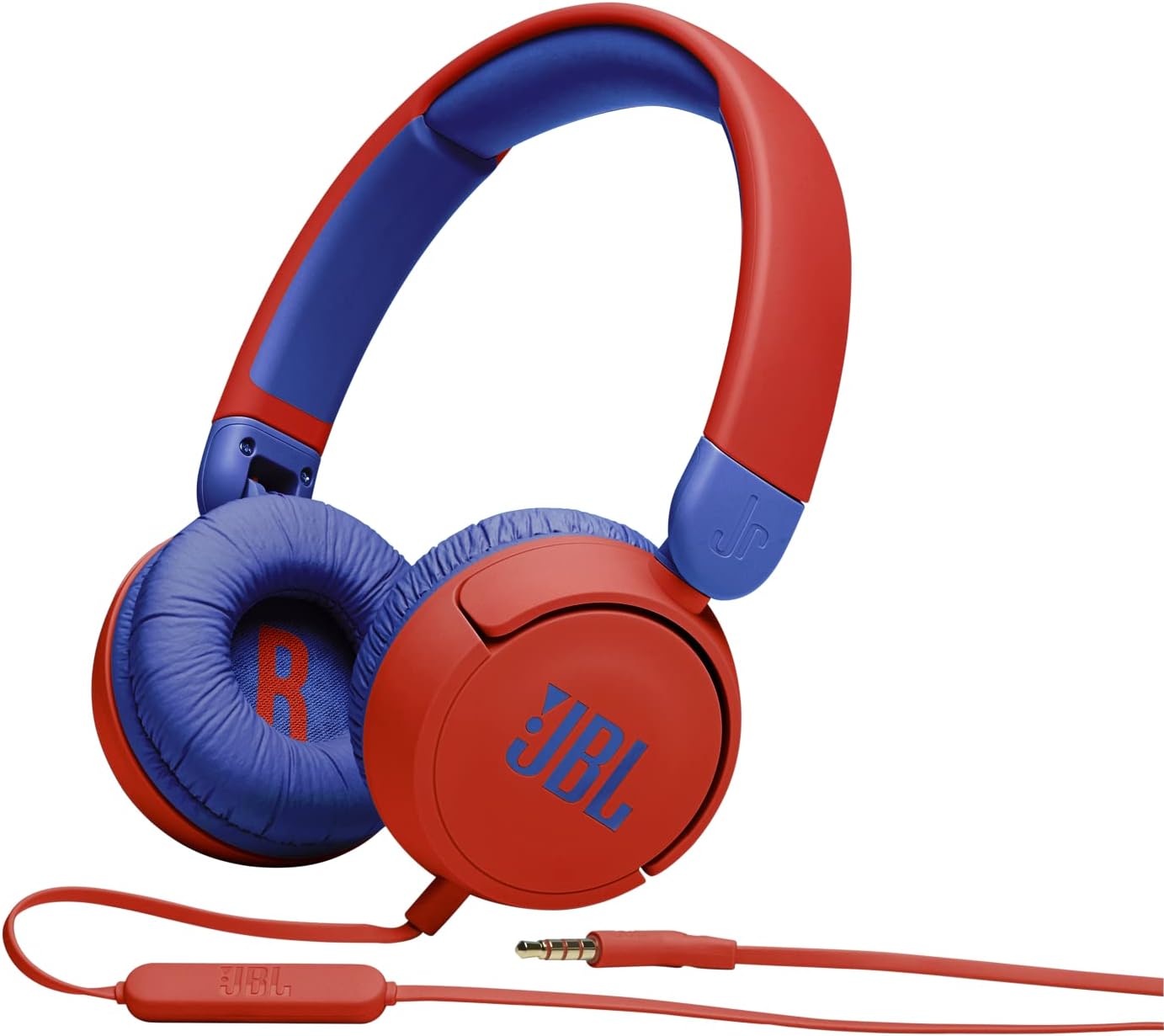 JBL JUNIOR 310 KIDS WIRED ON EAR HEADPHONES RED and BLUE