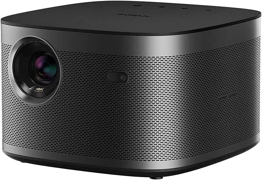 XGIMI Horizon Pro Home Projector, 4K, 2200 ANSI Lumens, 300Inch FHD, Android TV 10.0, Intelligent Screen Adaptation, 6s Fast Setup, Built-in Chromecast, HDR 10, 60 Hz MEMC.