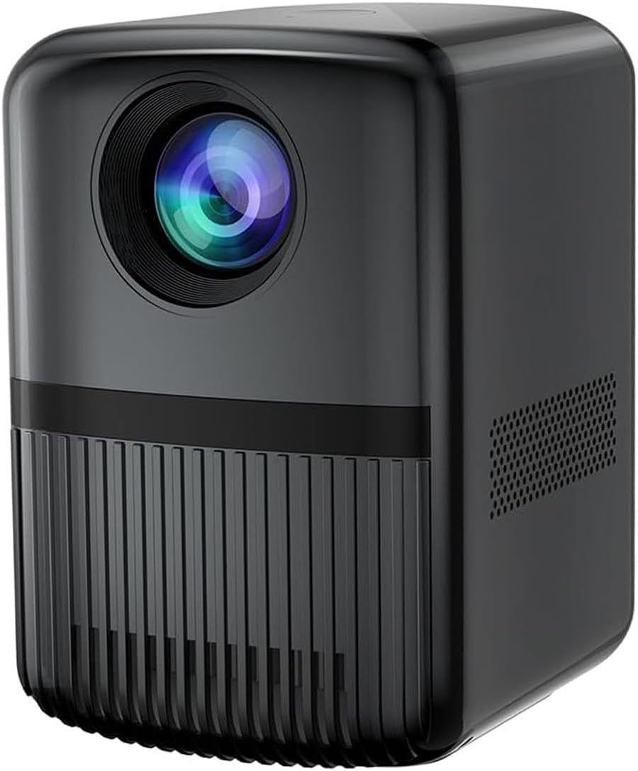 WOOPKER Klain 4K Home Cinema Video Projector Supports HD 1080P, Wifi5.0/2.4G Small Portable Projector Bluetooth with TV Stick, Smartphone & Tablet Laptop YouTube/HBO