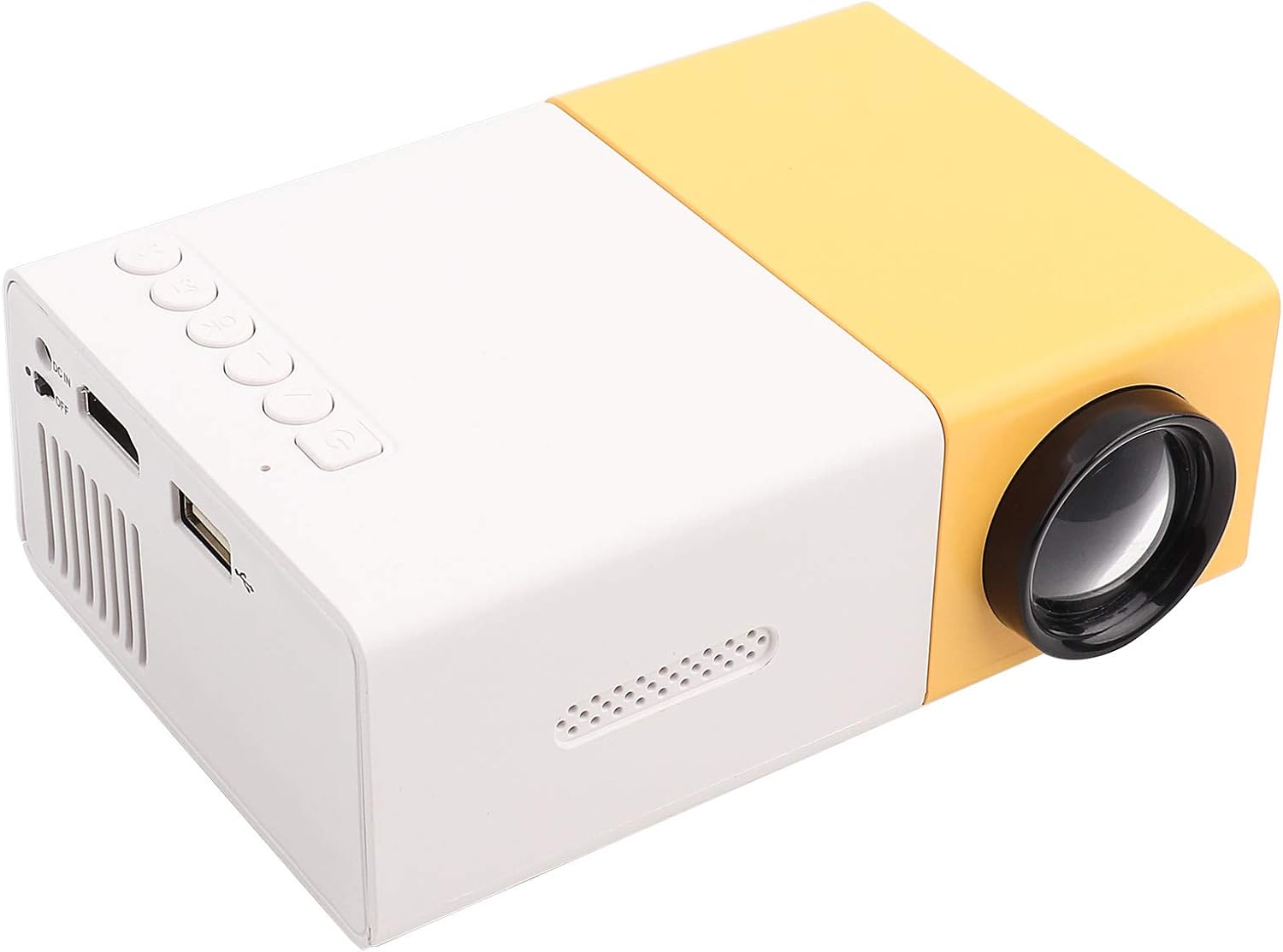 Home Theater, 5 X 3.2 X 1.9In Portable Practical Mini Projector, for Camping(U.S. Standard (110V-240V))