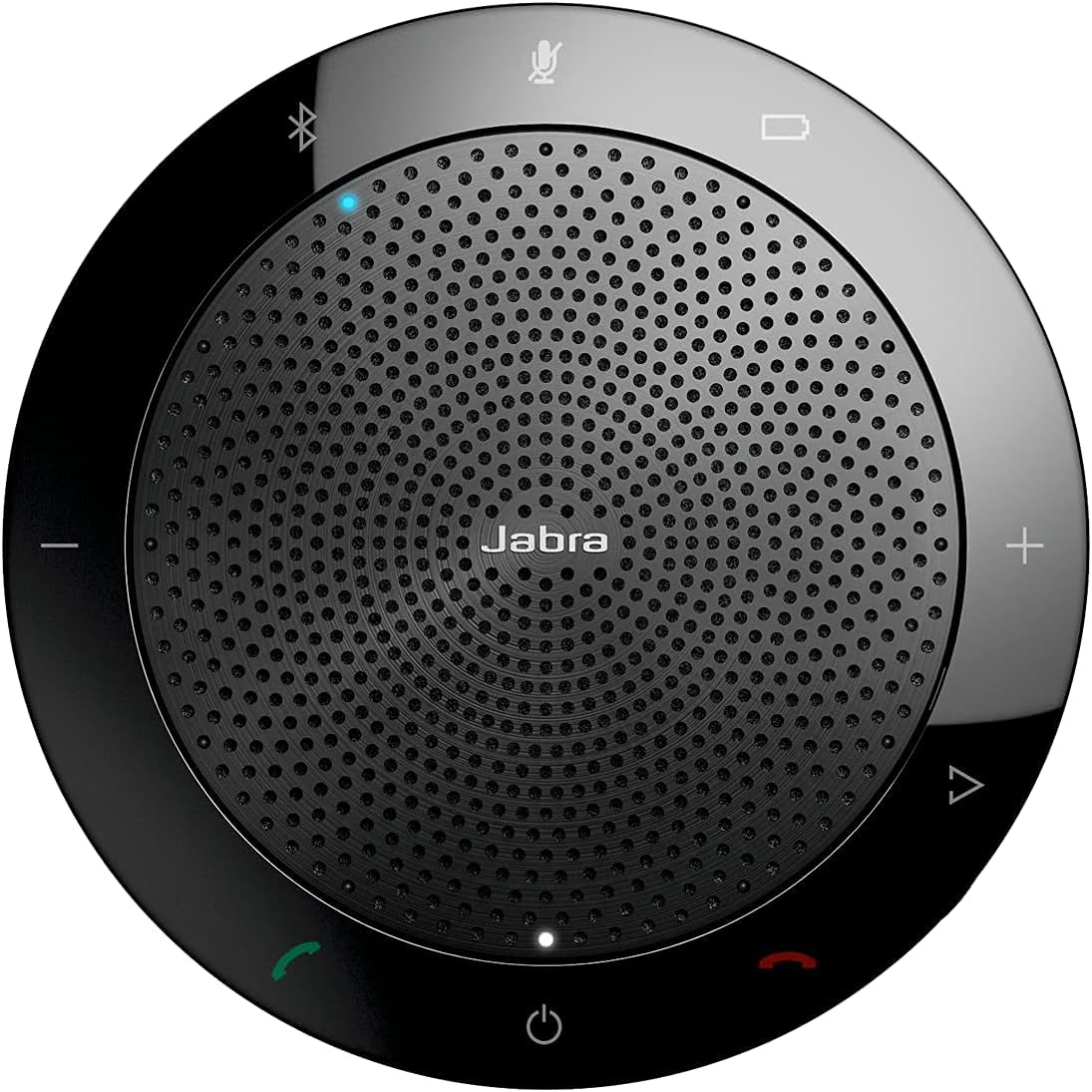 Jabra Speak 510 Speaker Phone – Portable Conference Speaker with USB and Bluetooth – Connect with Laptops, Smartphones and Tablets, Black