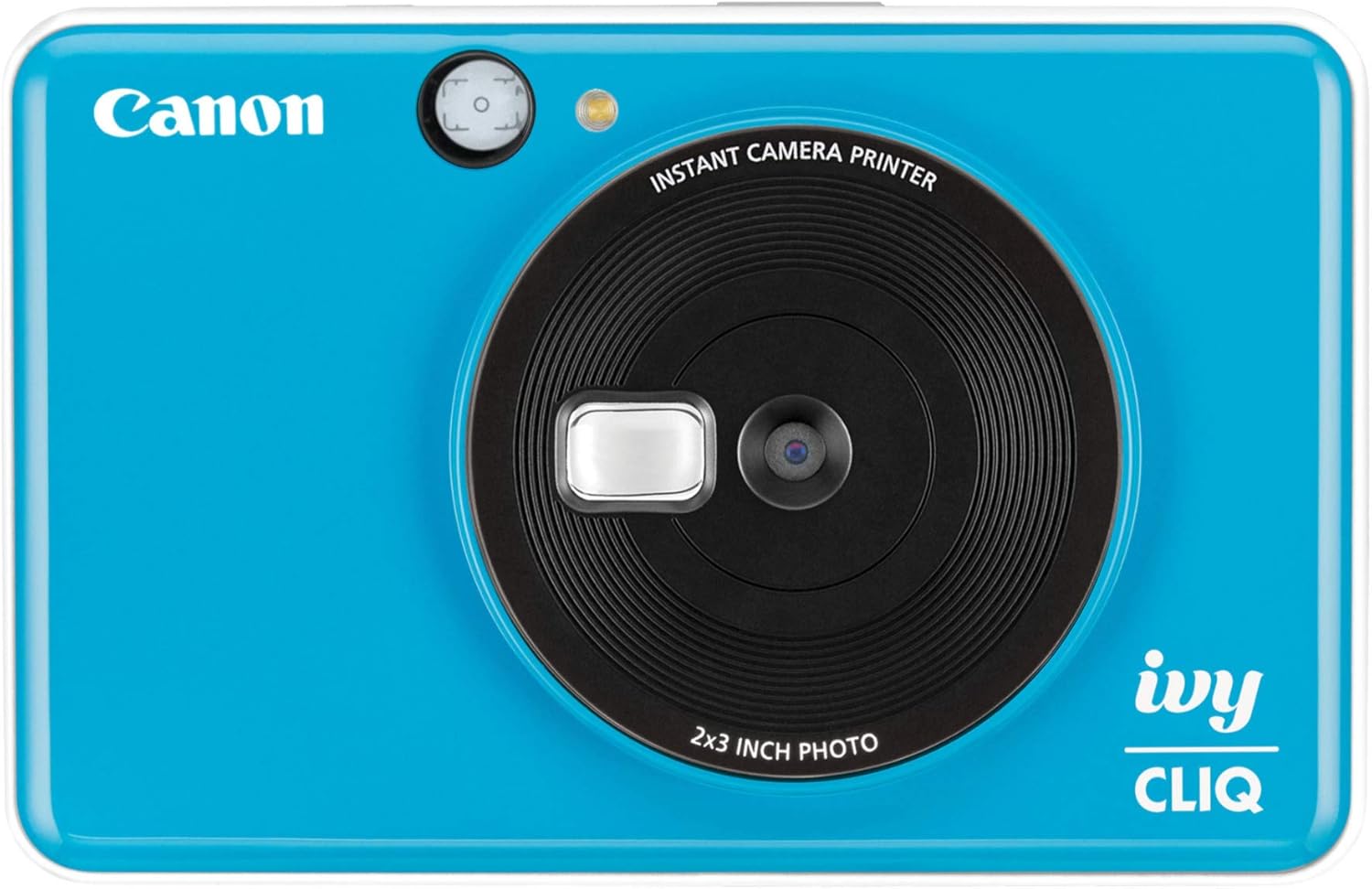 Canon 3884C003 Ivy CLIQ Instant Camera Printer, Mini Photo Printer with 2"X3" Sticky-Back Photo Paper(10 Sheets)