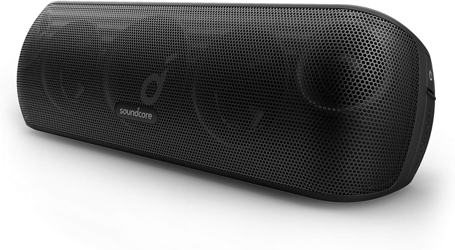 Anker Soundcore Motion+ Bluetooth Speaker with Hi-Res 30W Audio, BassUp, Wireless Speaker, App, Custom EQ, 12H Playtime, Waterproof, USB-C, For Home Office