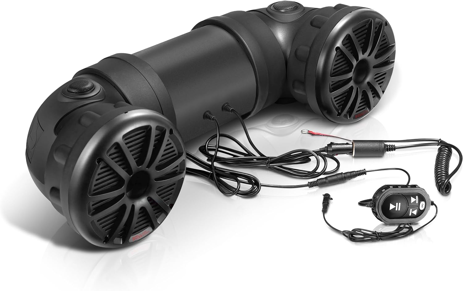 BOSS AUDIO ATV25B All-Terrain/Marine 6.5" 450-Watt Speaker & Amp System with Bluetooth