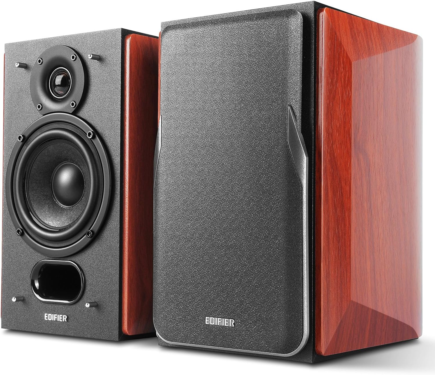 Edifier P17 Passive Bookshelf Speakers - 2-way Speakers with Built-in Wall-Mount Bracket - Perfect for 5.1, 7.1 or 11.1 side / rear surround setup - Pair - Needs amplifier or receiver to operate